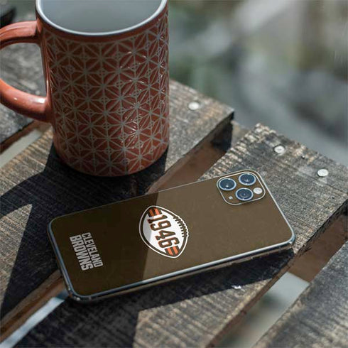 NFL Cleveland Browns Alternate Distressed iPhone 11 Pro Max Skin