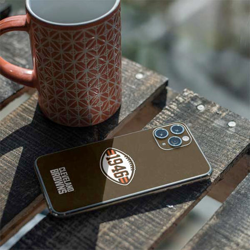 NFL Cleveland Browns Alternate Distressed iPhone 11 Pro Skin