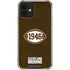 NFL Cleveland Browns Alternate Distressed iPhone 12 Mini Clear Case