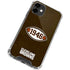 NFL Cleveland Browns Alternate Distressed iPhone 12 Mini Clear Case