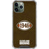 NFL Cleveland Browns Alternate Distressed iPhone 12 Pro Clear Case