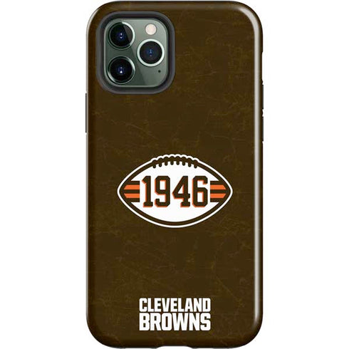 NFL Cleveland Browns Alternate Distressed iPhone 12 Pro Impact Case