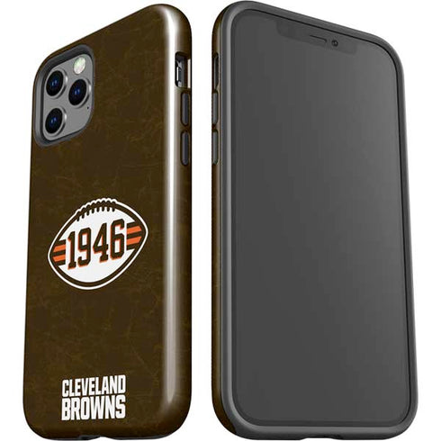 NFL Cleveland Browns Alternate Distressed iPhone 12 Pro Impact Case