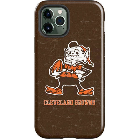 NFL Cleveland Browns Alternate Distressed iPhone 12 Pro Max Impact Case