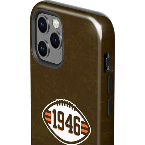 NFL Cleveland Browns Alternate Distressed iPhone 12 Pro Max Impact Case