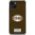 NFL Cleveland Browns Alternate Distressed iPhone 13 Mini Clear Case
