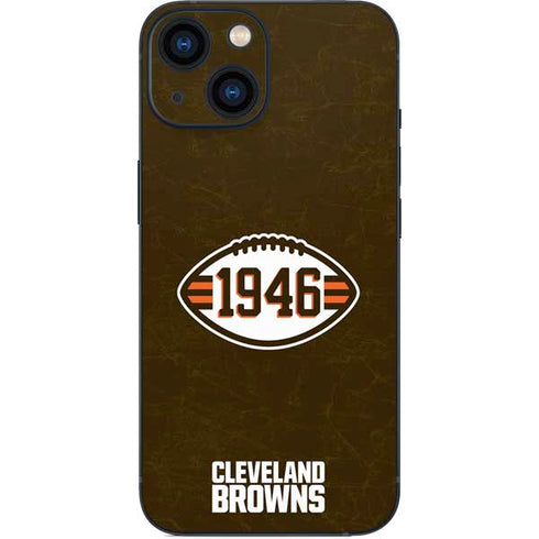 NFL Cleveland Browns Alternate Distressed iPhone 13 Mini Skin