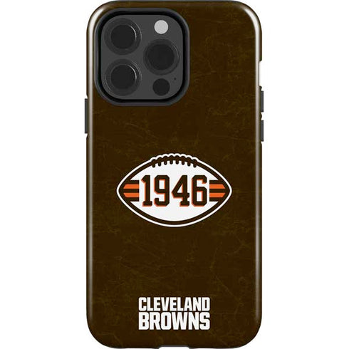 NFL Cleveland Browns Alternate Distressed iPhone 13 Pro Impact Case