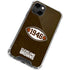 NFL Cleveland Browns Alternate Distressed iPhone 14 Clear Case