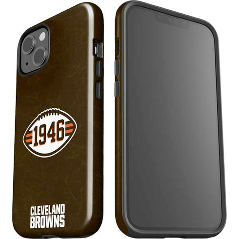 NFL Cleveland Browns Alternate Distressed iPhone 14 Impact Case