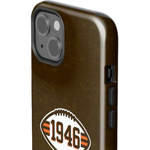 NFL Cleveland Browns Alternate Distressed iPhone 15 Plus Impact Case