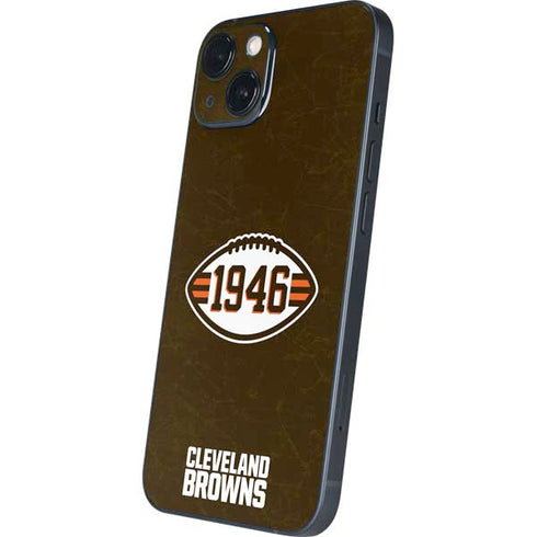 NFL Cleveland Browns Alternate Distressed iPhone 14 Plus Skin