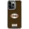 NFL Cleveland Browns Alternate Distressed iPhone 14 Pro Clear Case
