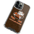 NFL Cleveland Browns Alternate Distressed iPhone 14 Pro Max Clear Case
