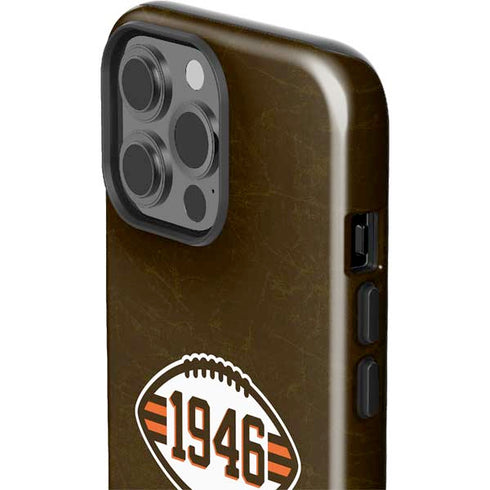 NFL Cleveland Browns Alternate Distressed iPhone 14 Pro Max Impact Case