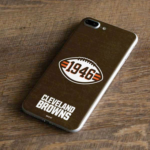 NFL Cleveland Browns Alternate Distressed iPhone 7 Plus Skin