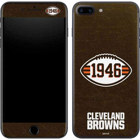 NFL Cleveland Browns Alternate Distressed iPhone 8 Plus Skin