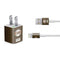 NFL Cleveland Browns Alternate Distressed iPhone Charger (5W USB) Skin