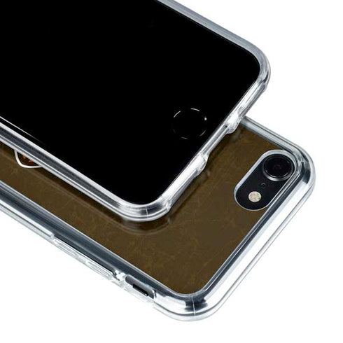 NFL Cleveland Browns Alternate Distressed iPhone SE (2nd & 3rd Gen) Clear Case