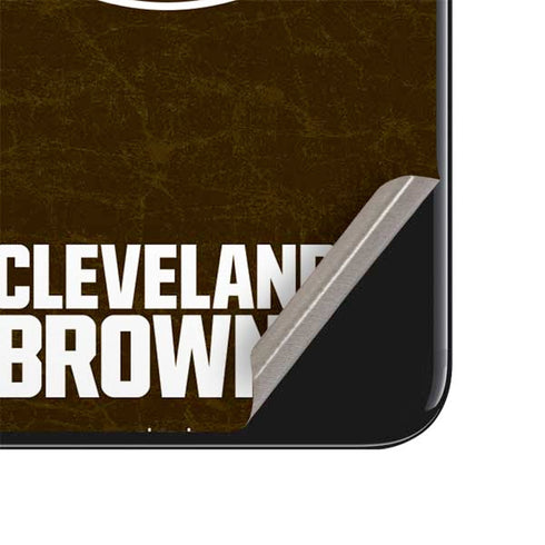 NFL Cleveland Browns Alternate Distressed iPhone SE (2nd & 3rd Gen) Skin