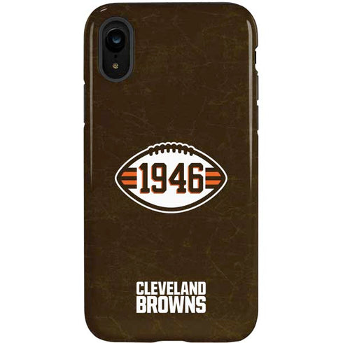 NFL Cleveland Browns Alternate Distressed iPhone XR Pro Case