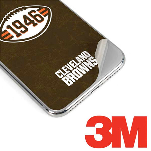 NFL Cleveland Browns Alternate Distressed iPhone XS Max Skin