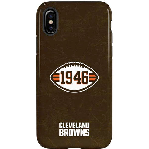 NFL Cleveland Browns Alternate Distressed iPhone XS Pro Case