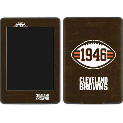 NFL Cleveland Browns Alternate Distressed Amazon Kindle Skin