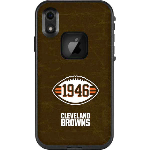 NFL Cleveland Browns Alternate Distressed LifeProof Fre iPhone Skin