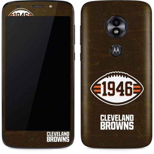 NFL Cleveland Browns Alternate Distressed Moto E5 Play Skin