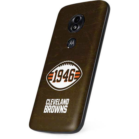 NFL Cleveland Browns Alternate Distressed Moto E5 Play Skin