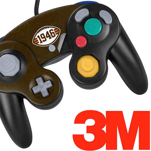 NFL Cleveland Browns Alternate Distressed Nintendo GameCube Controller Skin