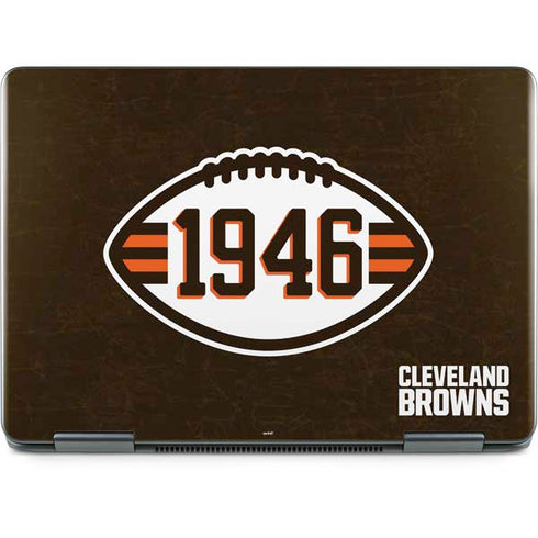 NFL Cleveland Browns Alternate Distressed Notebook 9 Pro 13in (2017) Skin