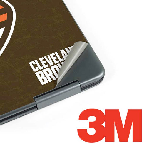 NFL Cleveland Browns Alternate Distressed Notebook 9 Pro 13in (2017) Skin