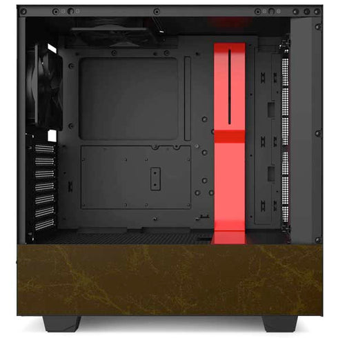 NFL Cleveland Browns Alternate Distressed NZXT H510 Compact ATX Mid-Tower Case Skin