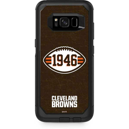 NFL Cleveland Browns Alternate Distressed Otterbox Commuter Galaxy Skin