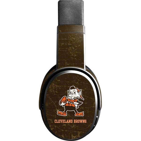 NFL Cleveland Browns Alternate Distressed Skullcandy Crusher Wireless Skin