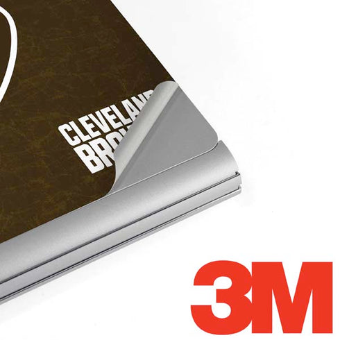 NFL Cleveland Browns Alternate Distressed Surface Book 2 15in Skin