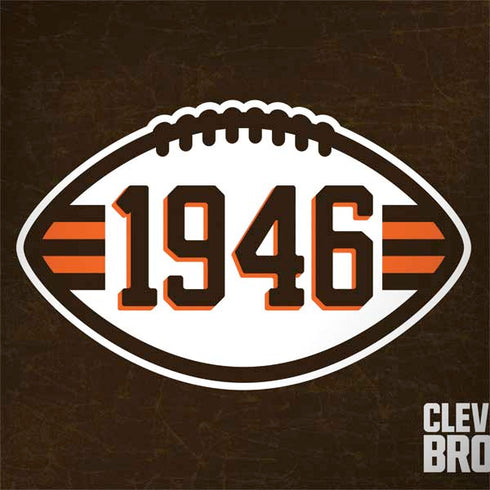 NFL Cleveland Browns Alternate Distressed Surface Book 2 15in Skin