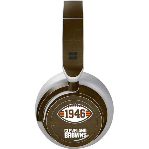NFL Cleveland Browns Alternate Distressed Surface Headphones Skin