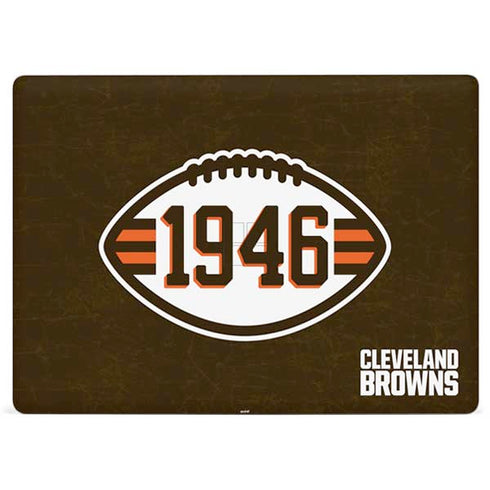 NFL Cleveland Browns Alternate Distressed Surface Laptop 2 Skin