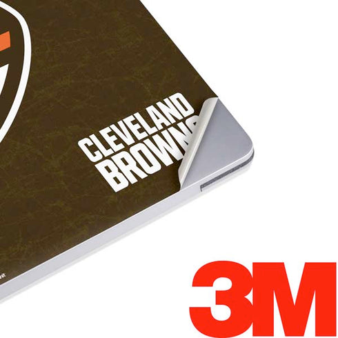 NFL Cleveland Browns Alternate Distressed Surface Laptop 2 Skin