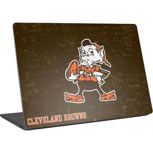 NFL Cleveland Browns Alternate Distressed Surface Laptop 4 15in Skin