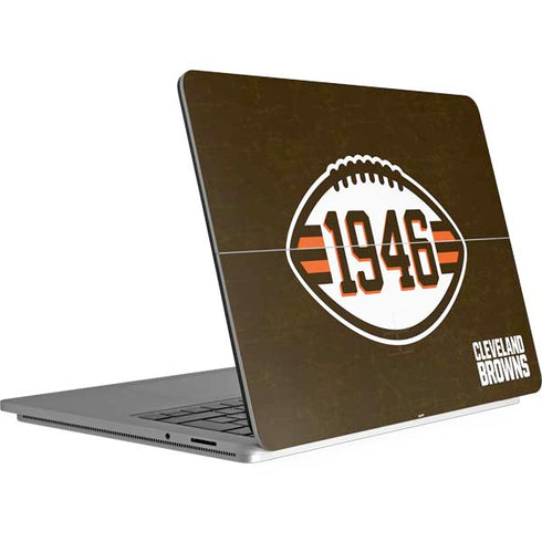 NFL Cleveland Browns Alternate Distressed Surface Laptop Studio Skin