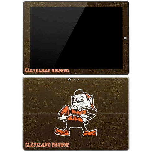 NFL Cleveland Browns Alternate Distressed Surface Pro 3 Skin