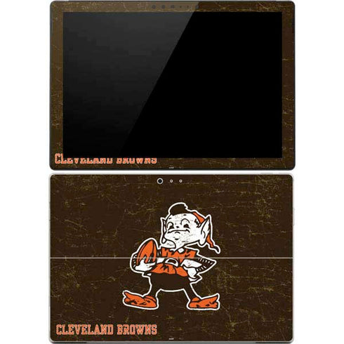 NFL Cleveland Browns Alternate Distressed Surface Pro 4 Skin