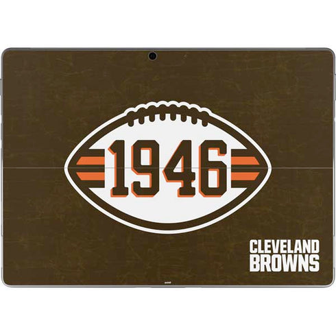 NFL Cleveland Browns Alternate Distressed Surface Pro 8 Skin