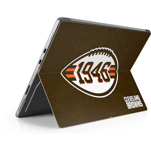 NFL Cleveland Browns Alternate Distressed Surface Pro 9 Skin