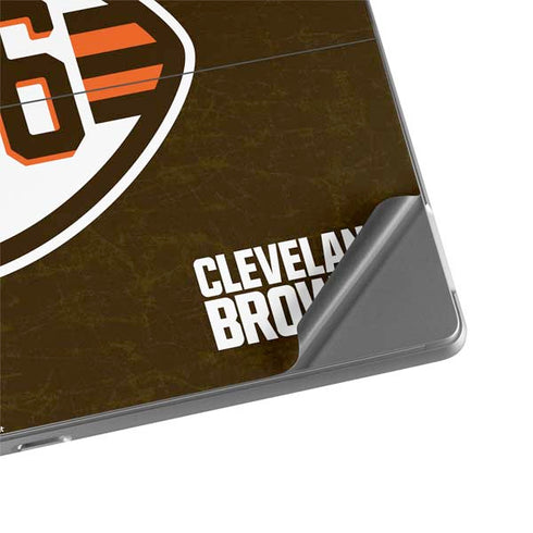 NFL Cleveland Browns Alternate Distressed Surface Pro 9 Skin