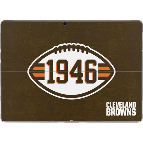 NFL Cleveland Browns Alternate Distressed Surface Pro 9 Skin